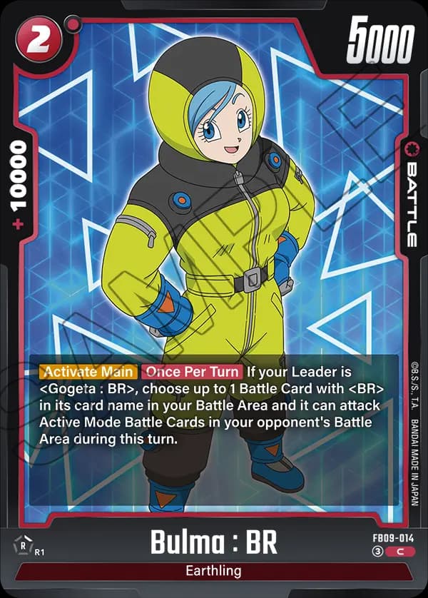 Bulma : Br — C, FB09
