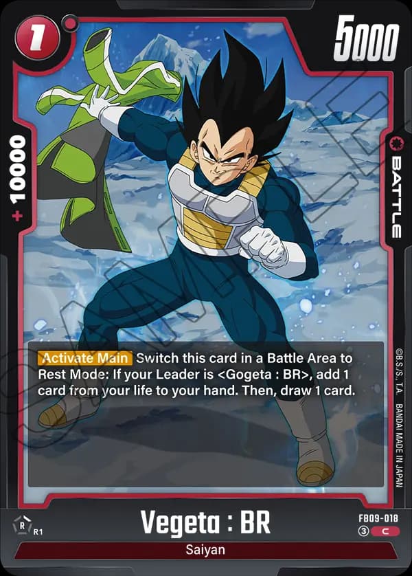 Vegeta : Br — C, FB09