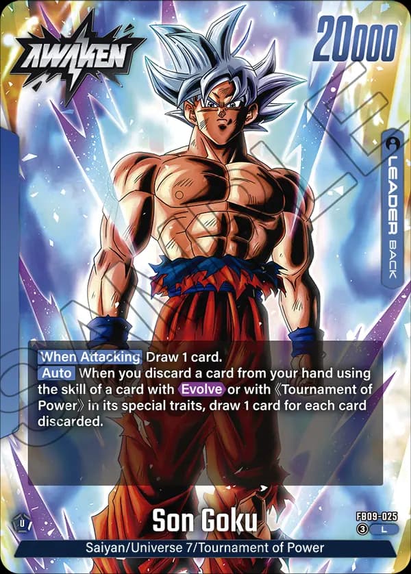 Son Goku — L, FB09 — Back