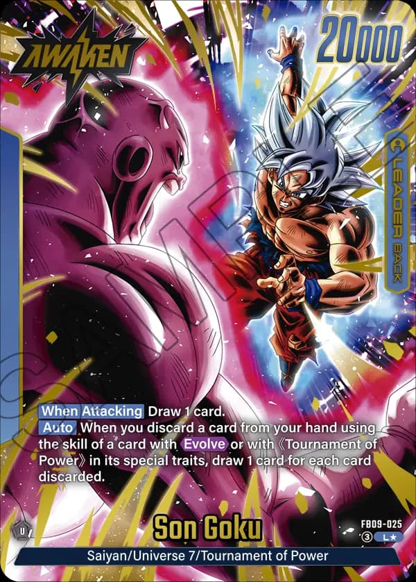 Son Goku — L*, FB09 — Verso