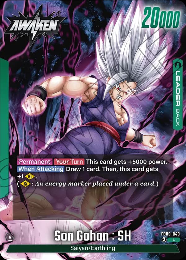 Son Gohan : Sh — L, FB09 — Verso