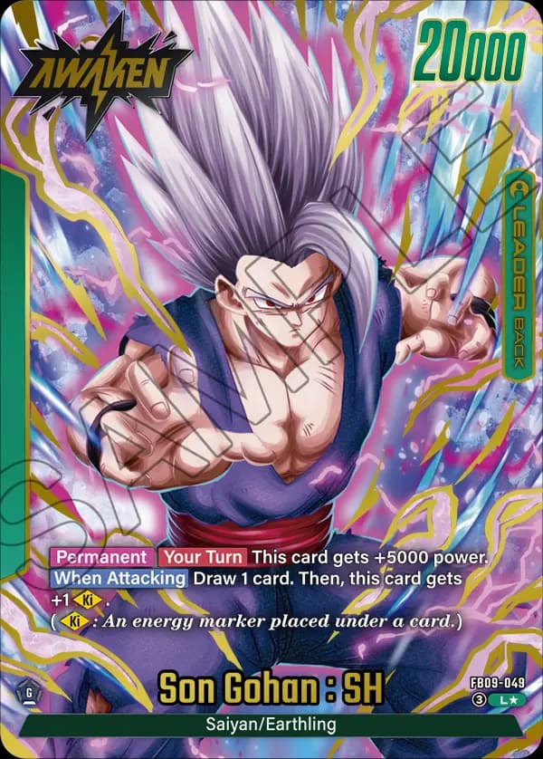 Son Gohan : Sh — L*, FB09 — Verso