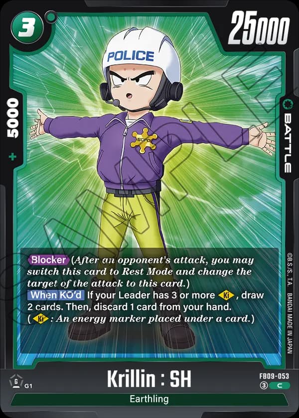 Krillin : Sh — C, FB09