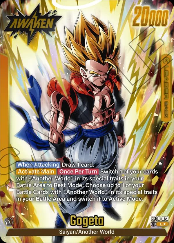 Son Goku/Vegeta — L*, FB09 — Verso