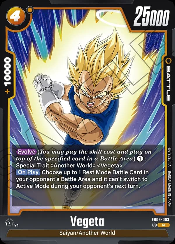 Vegeta — R, FB09