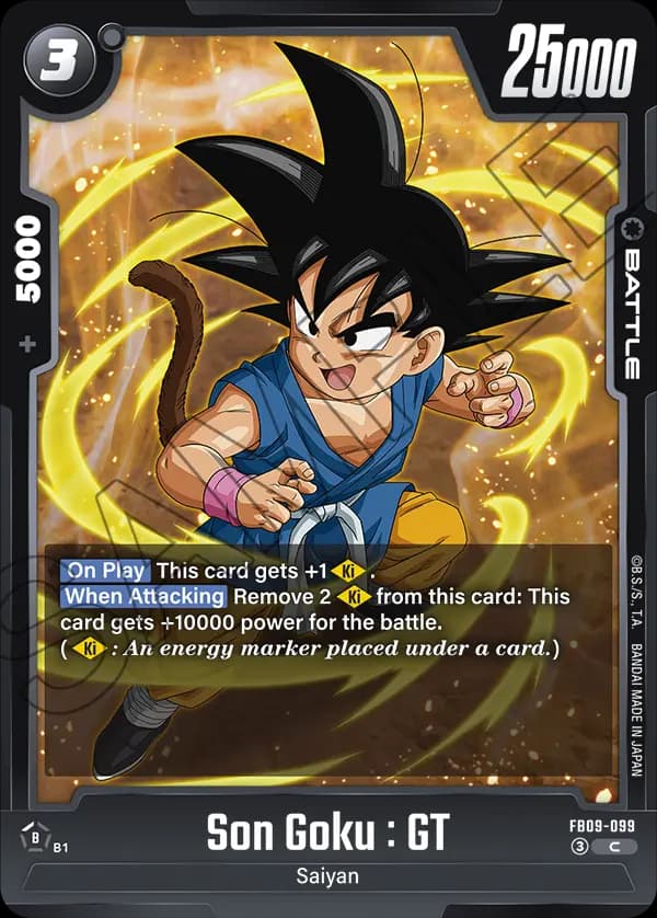 Son Goku : Gt — C, FB09