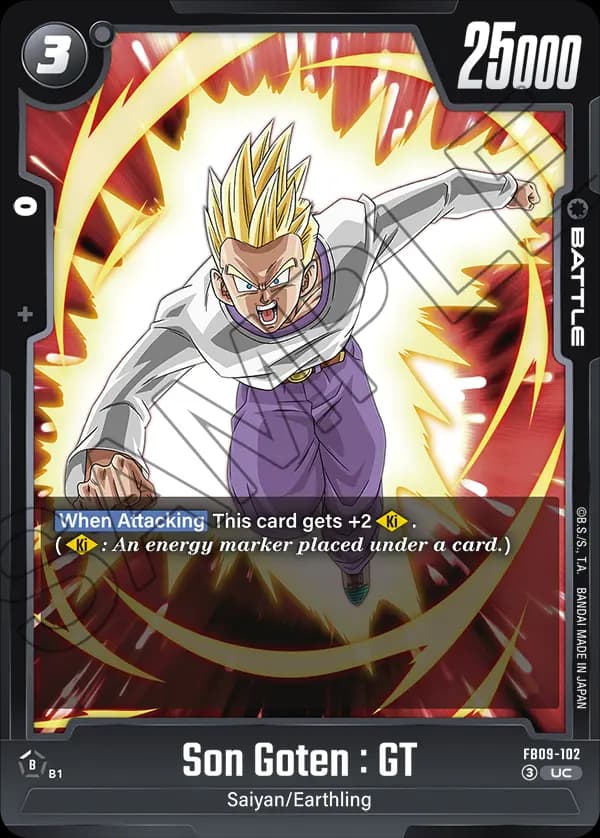 Son Goten : Gt — UC, FB09