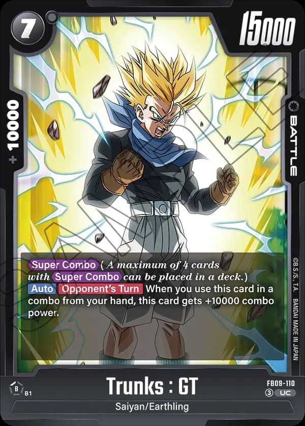 Trunks : Gt — UC, FB09