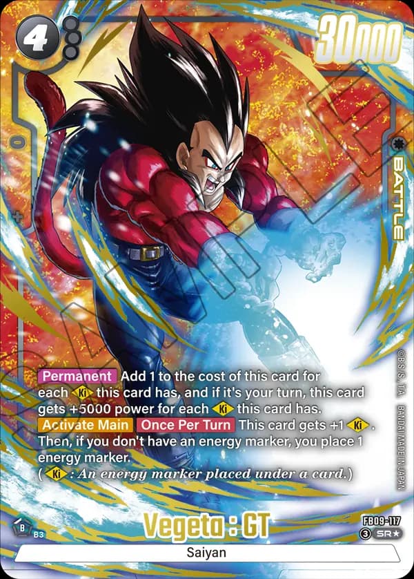 Vegeta : Gt — SR*, FB09