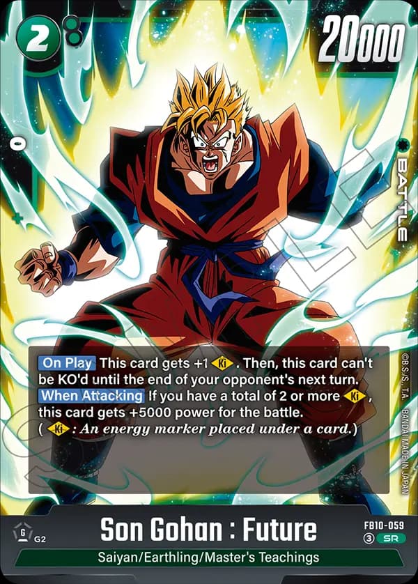 Son Gohan : Future — SR, FB10