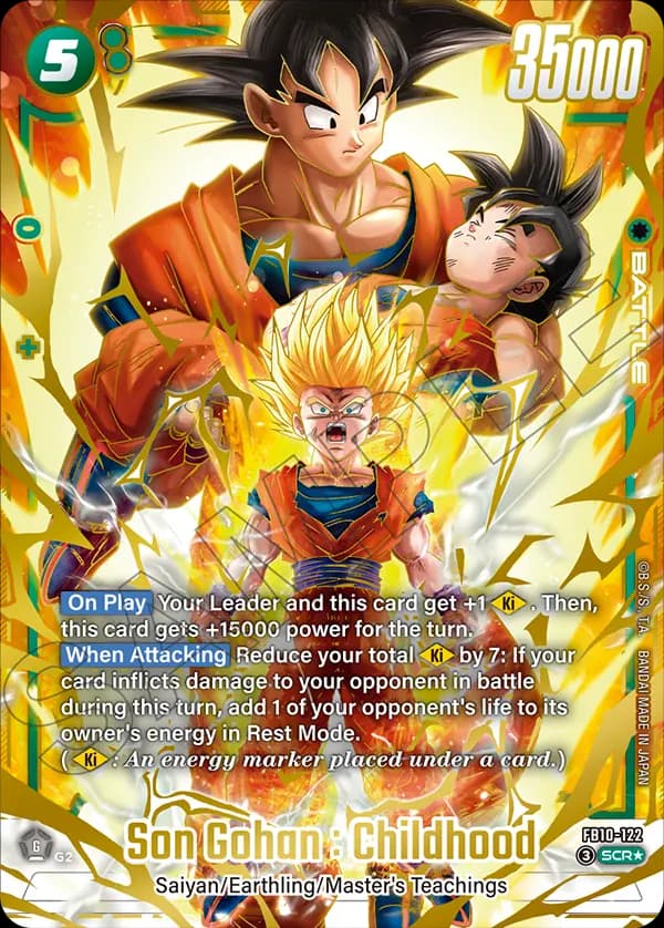 Son Gohan : Childhood — SCR*, FB10