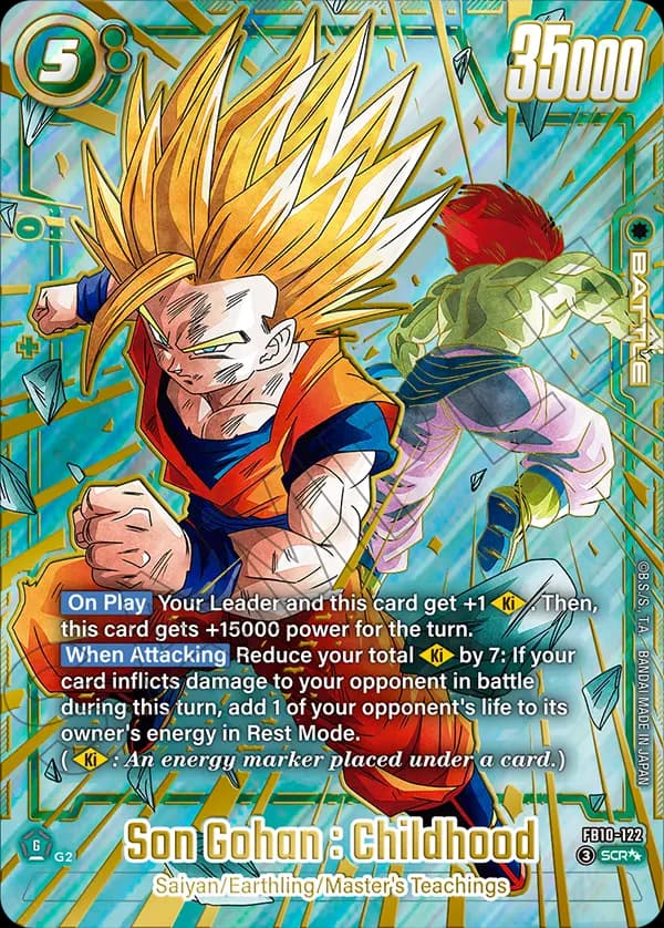 Son Gohan : Childhood — SCR**, FB10