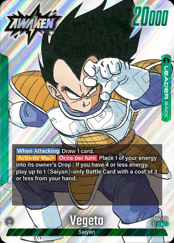 Vegeta — L**, SB01 — Verso