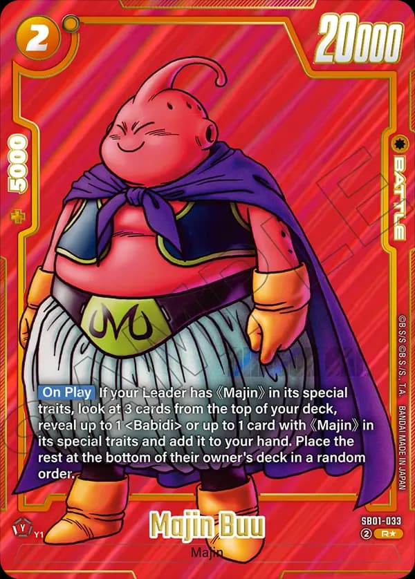 Majin Buu — R*, SB01