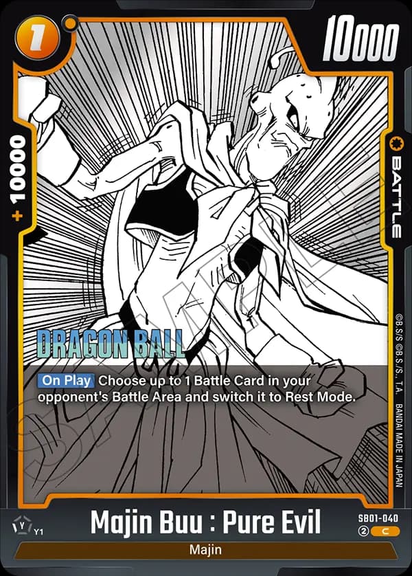 Majin Buu : Pure Evil — C, SB01