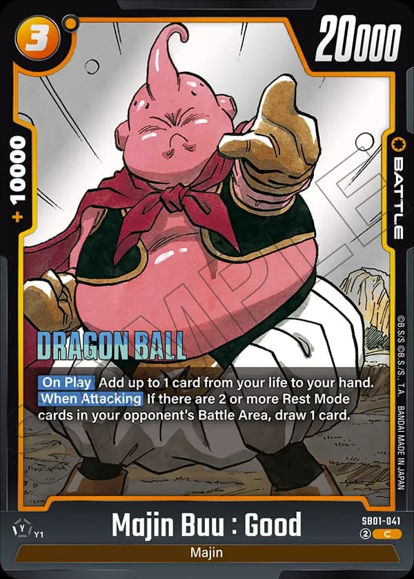 Majin Buu : Good — C, SB01