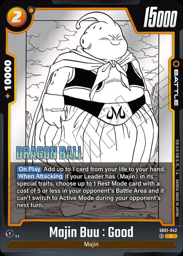 Majin Buu : Good — C, SB01