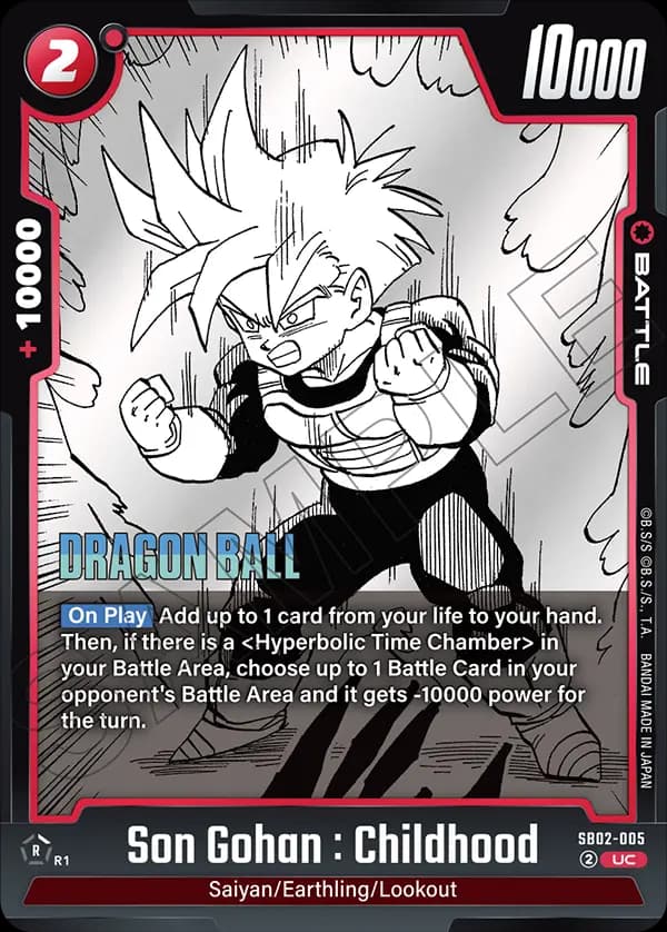 Son Gohan : Childhood — UC, SB02