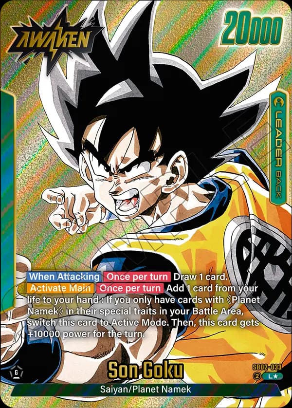 Son Goku — L*, SB02 — Verso