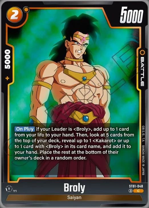 Broly — C, ST01